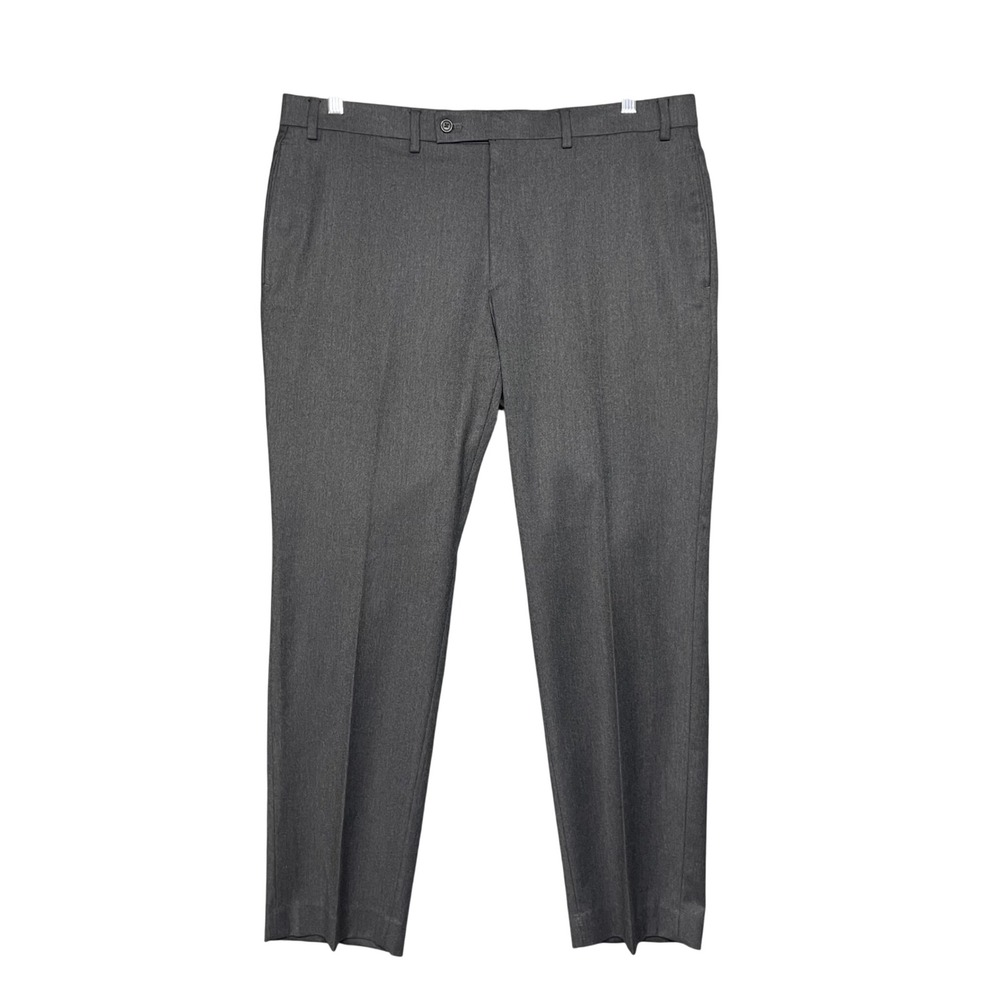 Lauren Ralph Lauren Dress Pants Men 36x30 Gray Flat Front Stretch Career Classic